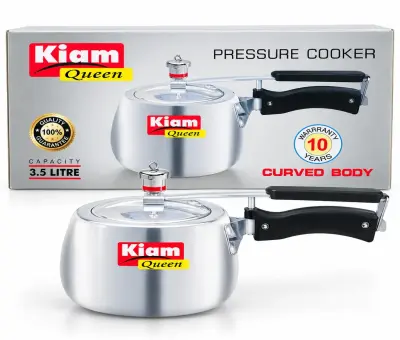 Kiam Queen Curved Body Pressure Cooker – 3.5L