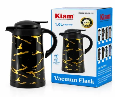 Kiam FL-106 Printed Vacuum Flask – 1L