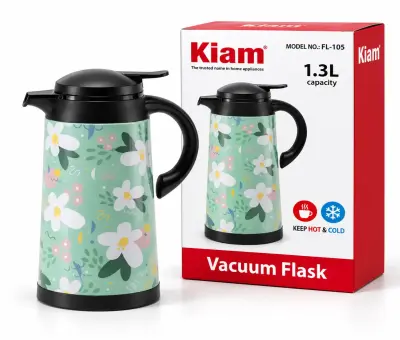 Kiam FL-105 Printed Vacuum Flask – 1.3L