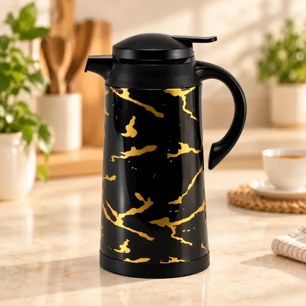 Kiam FL-106 Printed Vacuum Flask – 1L