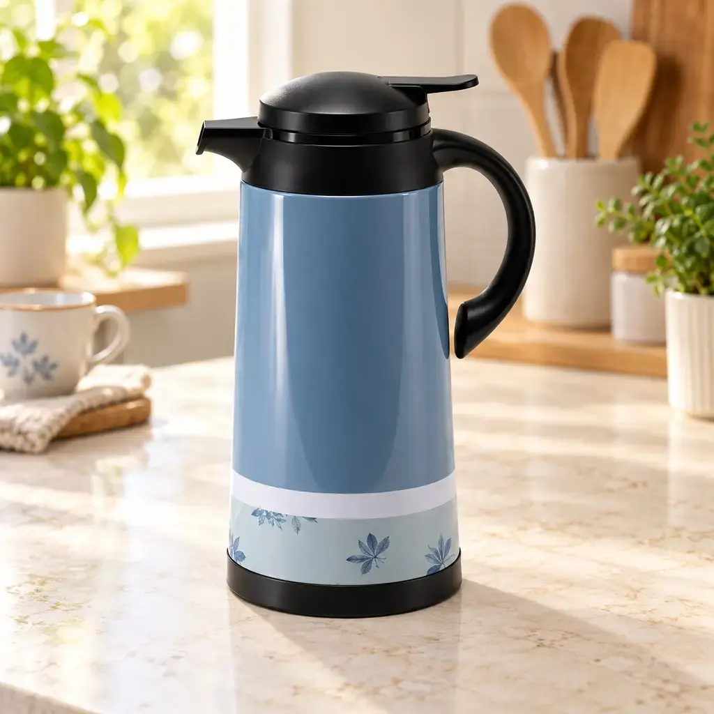 Kiam FL-106 Printed Vacuum Flask – 1L