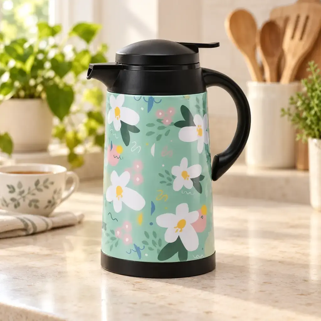 Kiam FL-105 Printed Vacuum Flask – 1.3L
