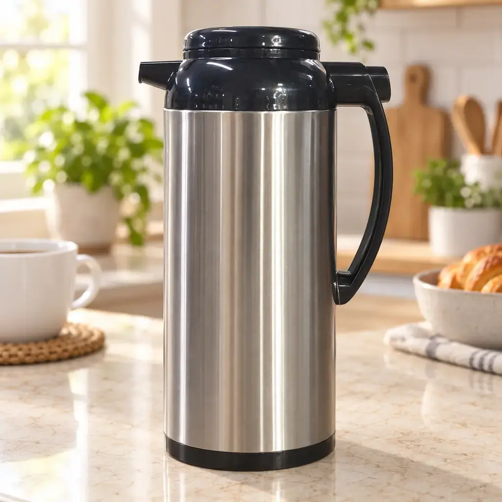 Kiam FL-103 Silver Vacuum Flask – 1L