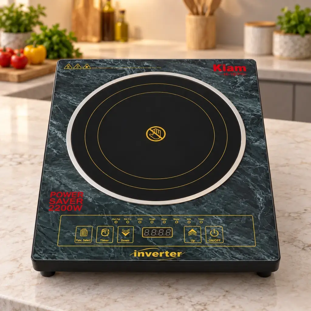 Kiam H-10 Infrared Cooker – 2200W, Marble Design