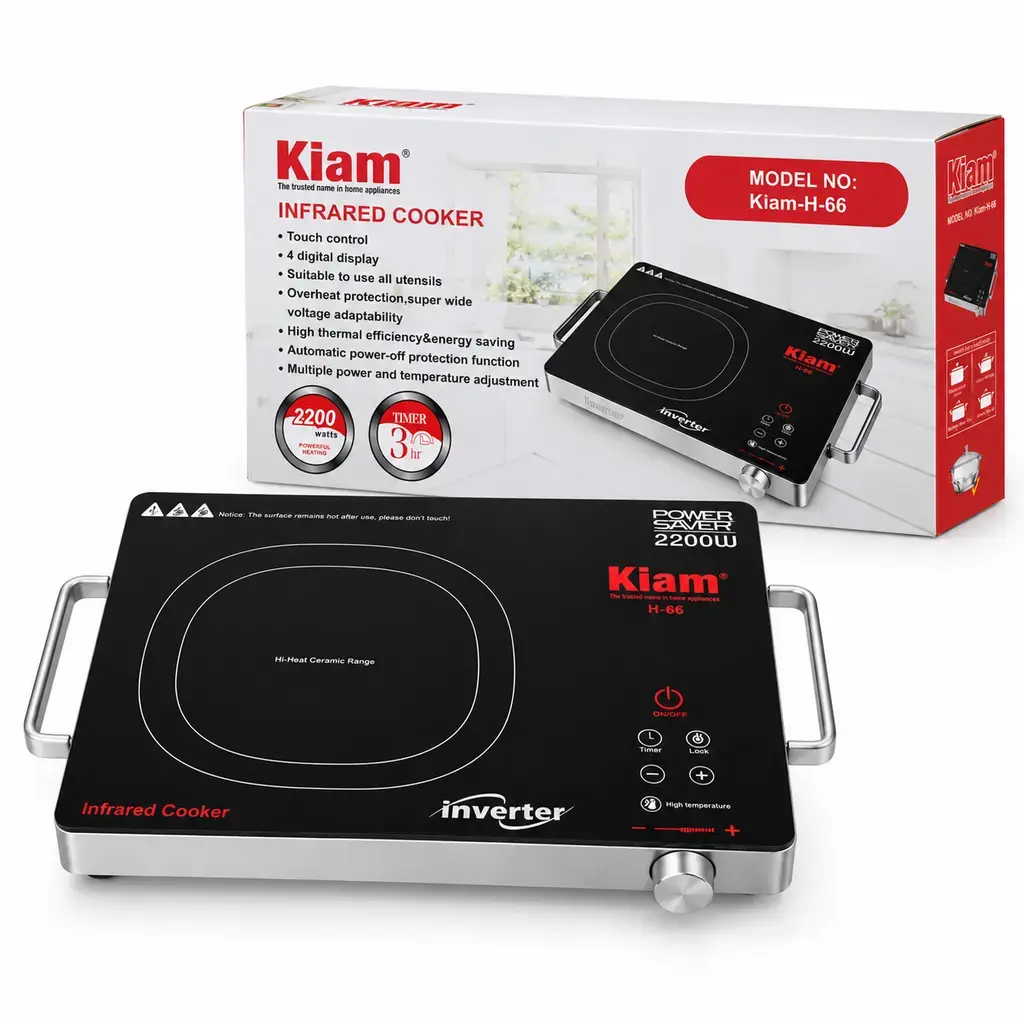 Kiam H-66 Infrared Cooker – 2200W