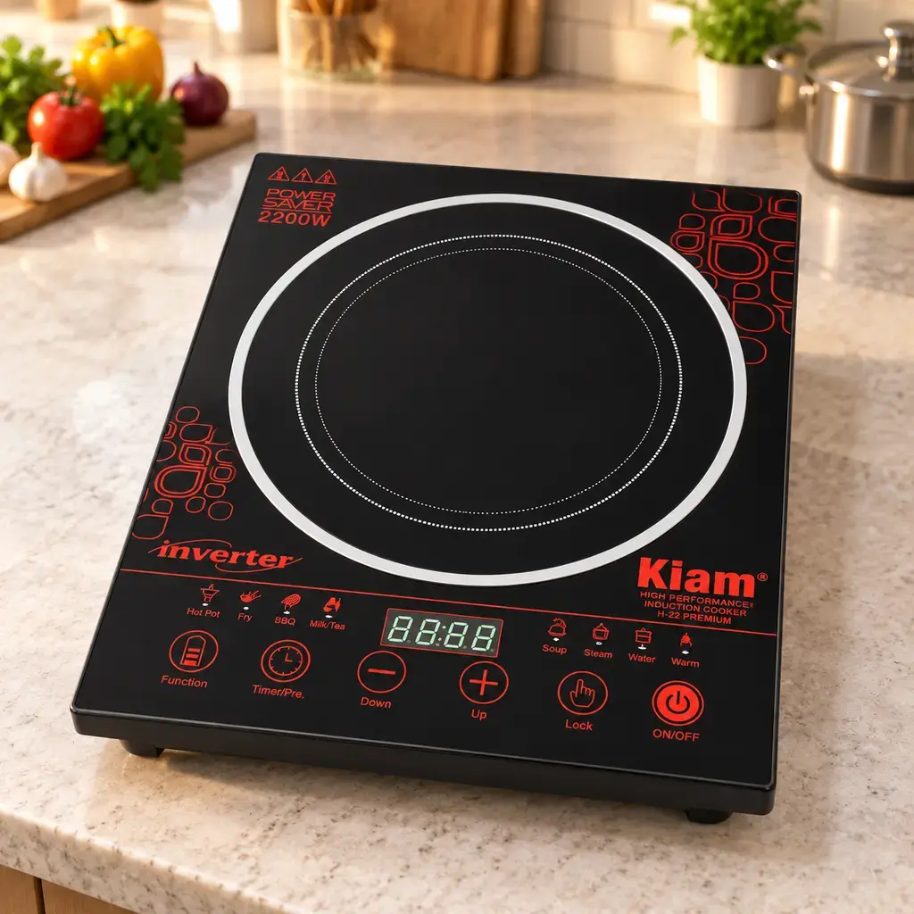 Kiam H-22 Premium Induction Cooker – 2200W