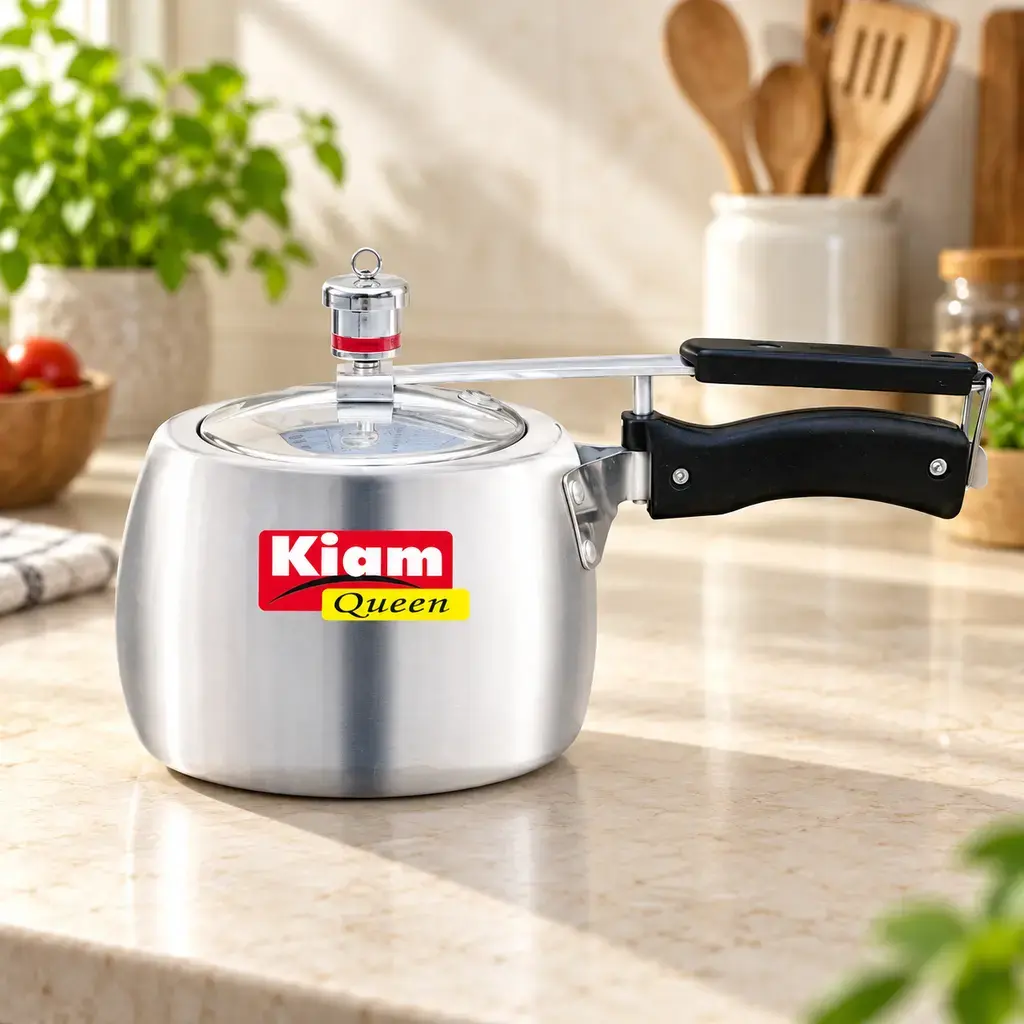 Kiam Queen Curved Body Pressure Cooker – 3.5L