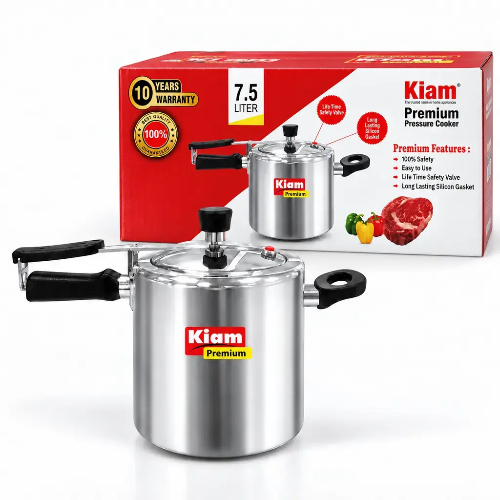 Kiam Premium Pressure Cooker – 7.5L
