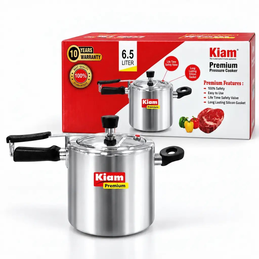 Kiam Premium Pressure Cooker – 6.5L