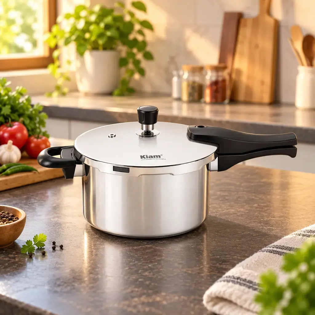 Kiam SS Triply Outer Lid Pressure Cooker – 2.5 Litre