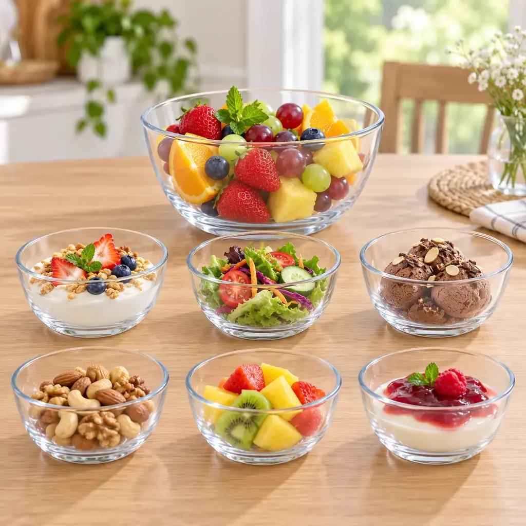 Kiam K-904 Premium Glass Bowl Set – 7 Pieces