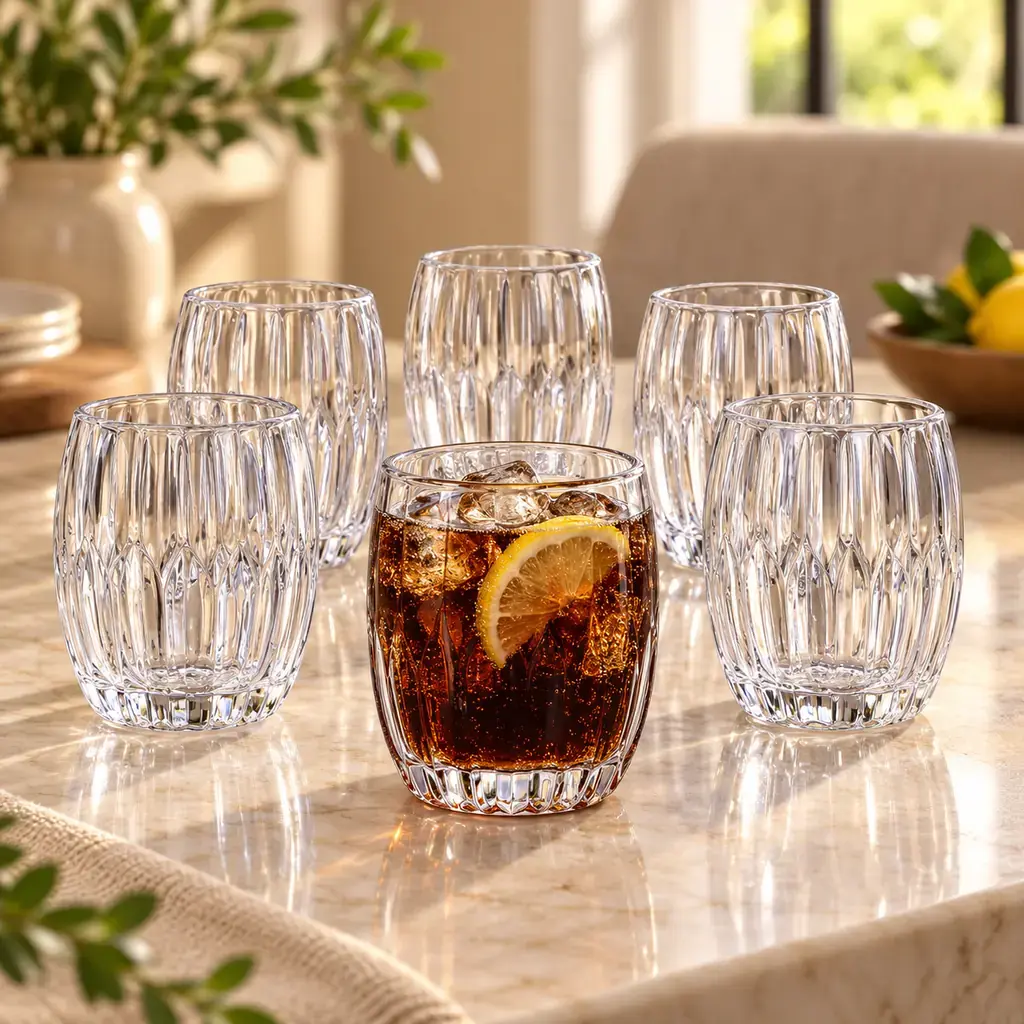 Kiam K-602 Premium Coke Glass Set – 6 Pieces