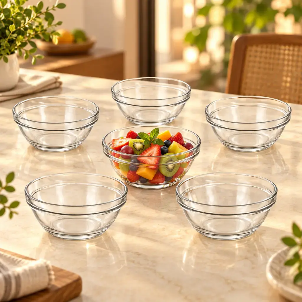Kiam K-515 Glass Bowl Set – 6 Pieces