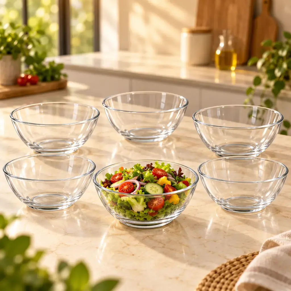 Kiam K-512 Glass Bowl Set – 6 Pieces