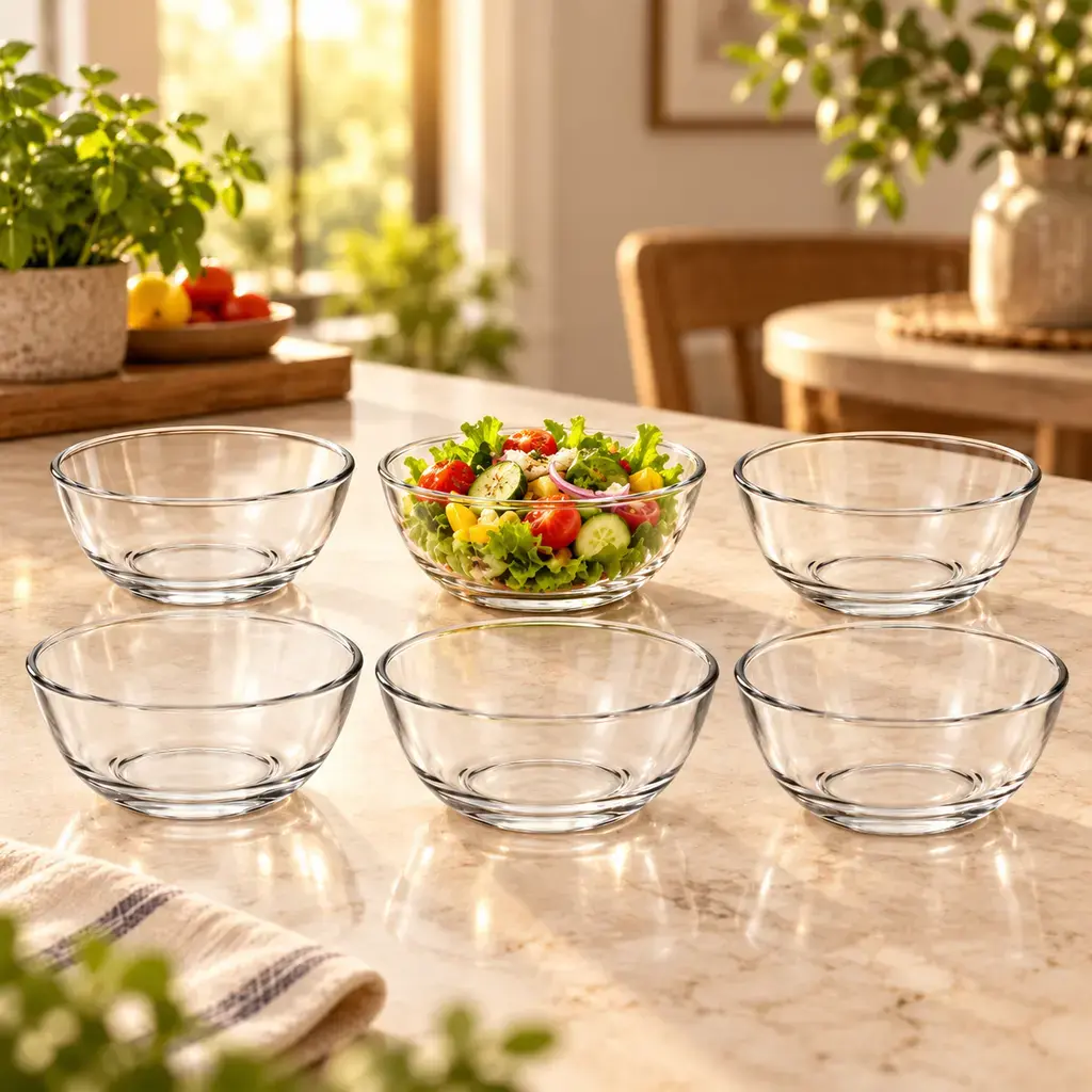 Kiam K-511 Glass Bowl Set – 6 Pieces