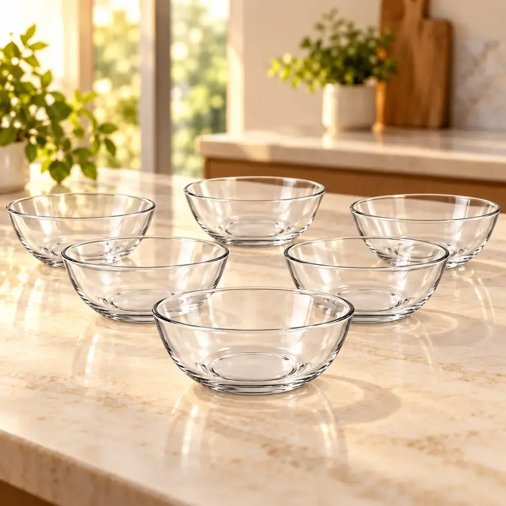 Kiam K-509 Glass Bowl Set – 6 Pieces
