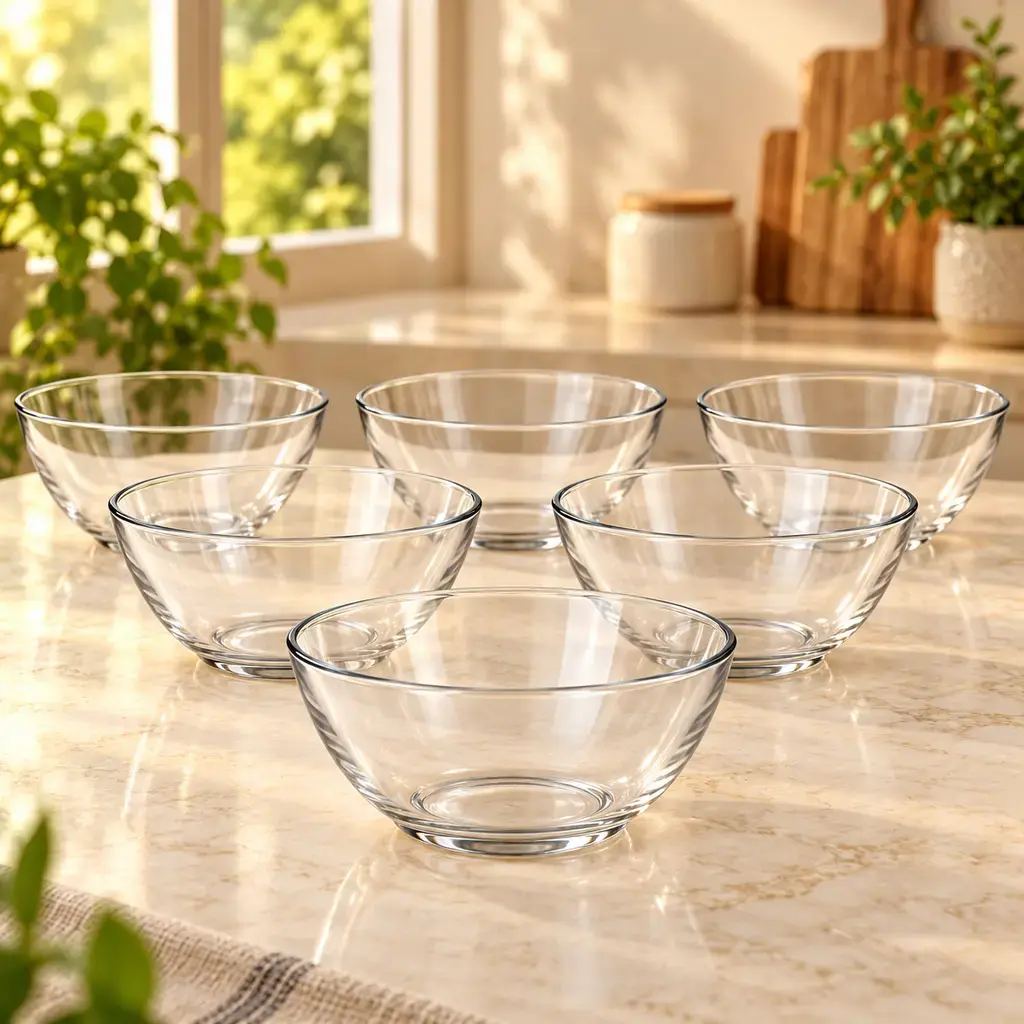Kiam K-508 Glass Bowl Set – 6 Pieces