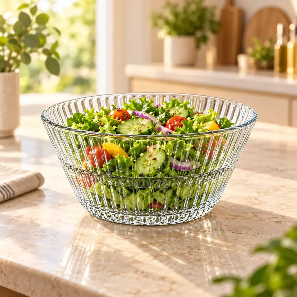 Kiam K-503 Glass Serving Bowl – Single Piece