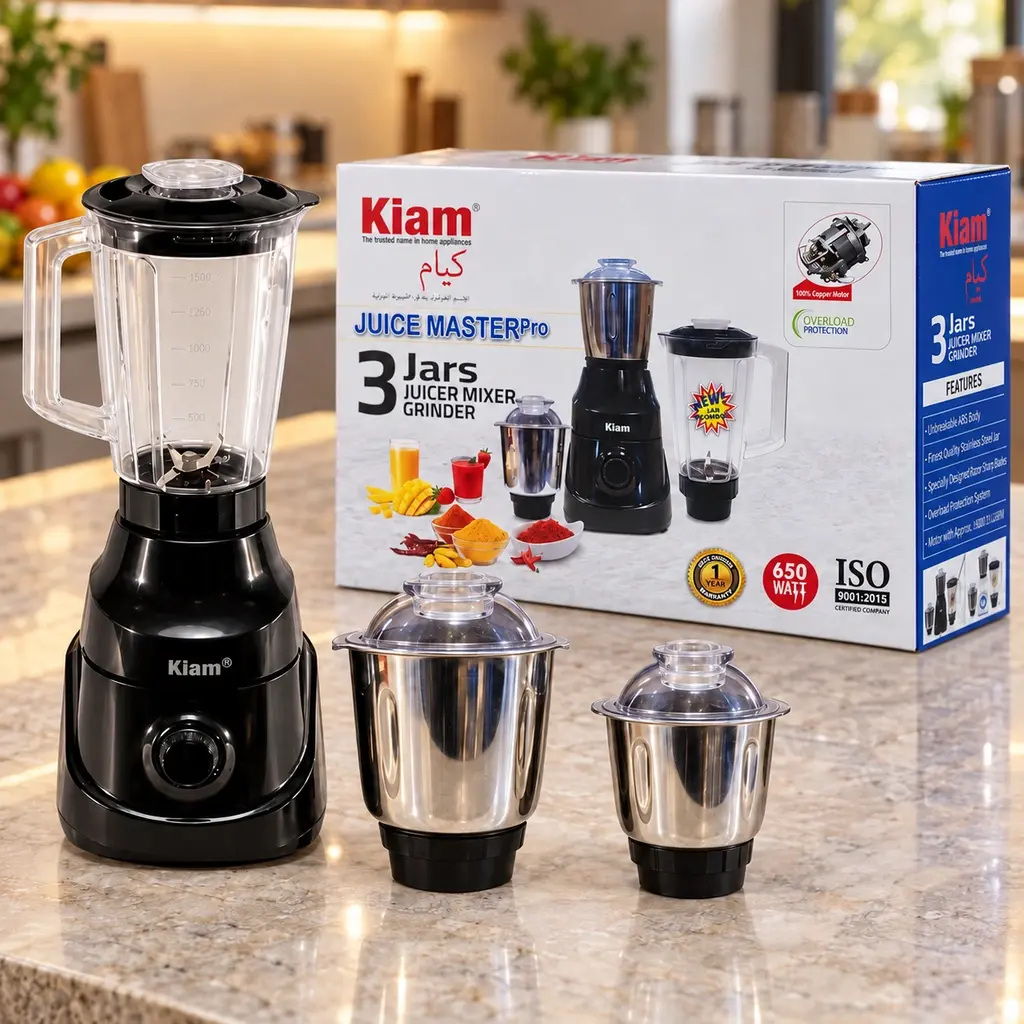 Kiam Juice Master Pro Blender – 650W – Black