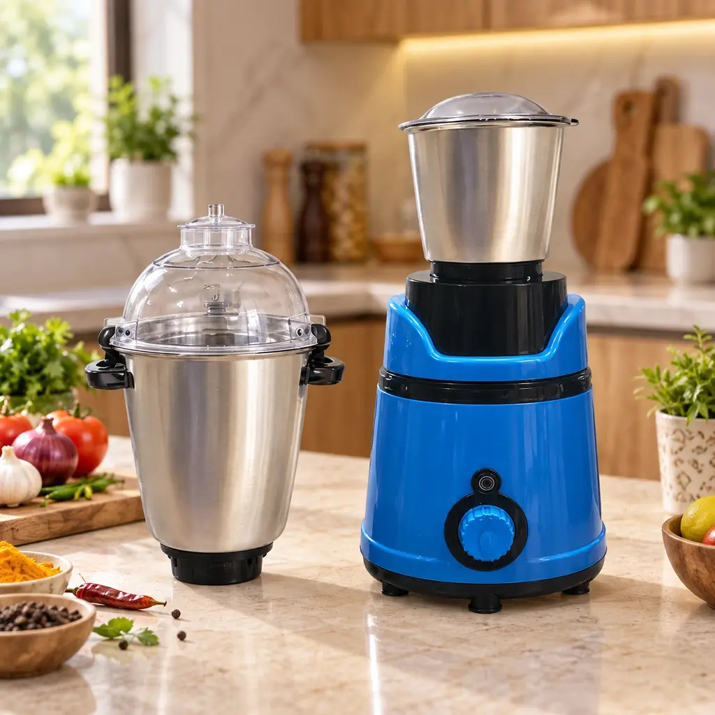 Kiam BL-3000 2 Jar Mixer Grinder – 1000W – Blue
