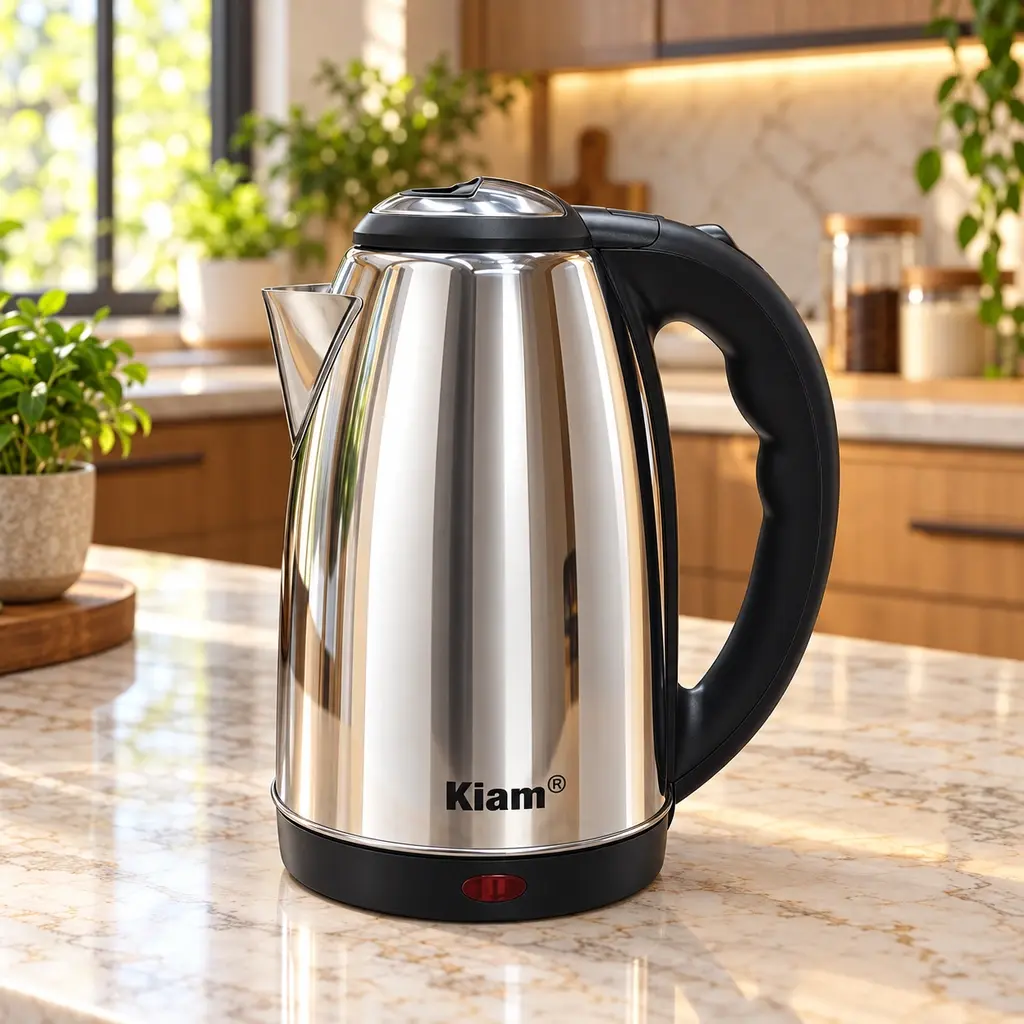 Product Name Kiam 228 Stainless Steel Electric Kettle – 2.8L – 1500W