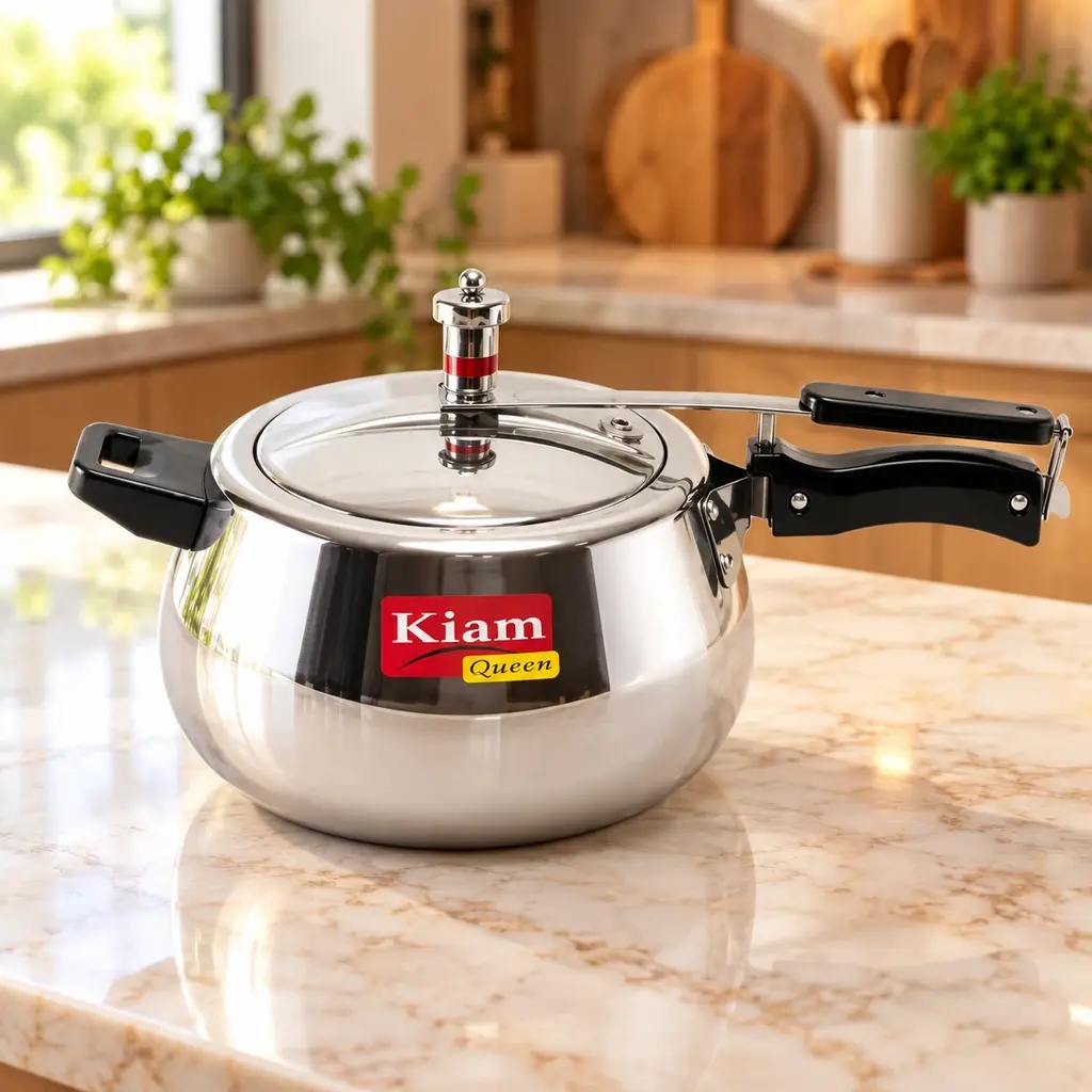 Kiam Queen Induction Bottom Pressure Cooker – 5.5L