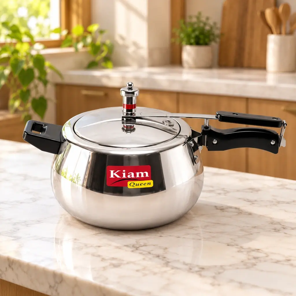Kiam Queen Induction Bottom Pressure Cooker – 4.5L