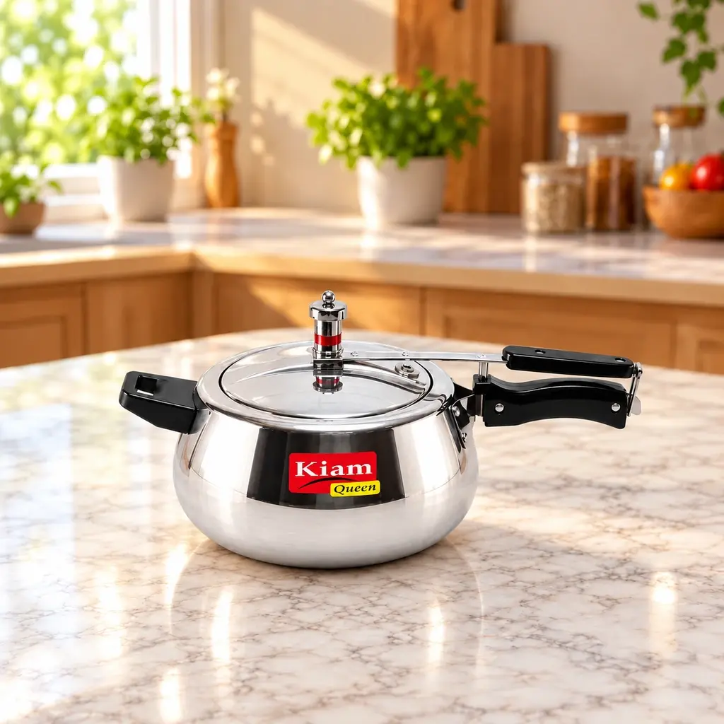 Kiam Queen Induction Bottom Pressure Cooker – 3.5L