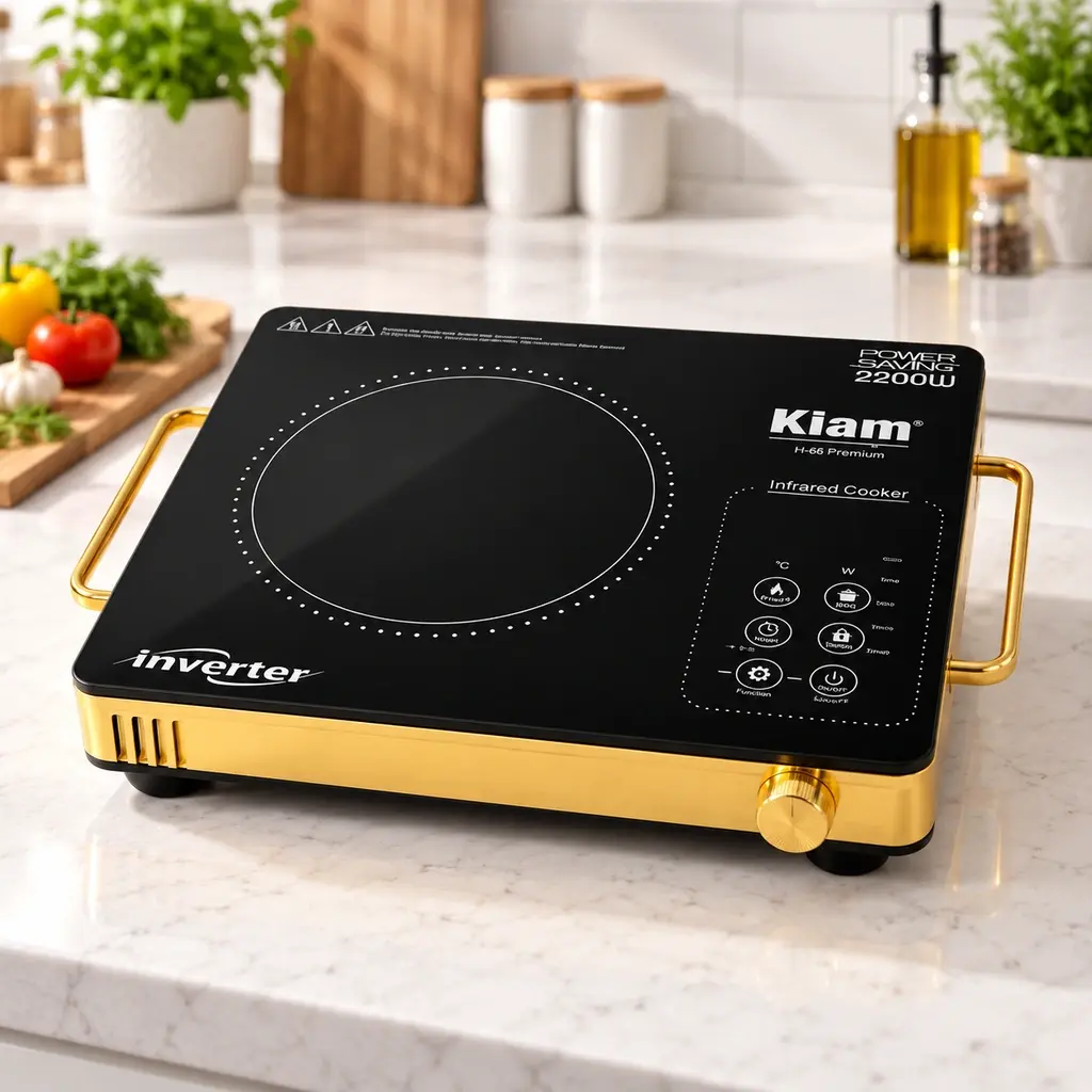 Kiam H-66 Premium Infrared Cooker – 2200W