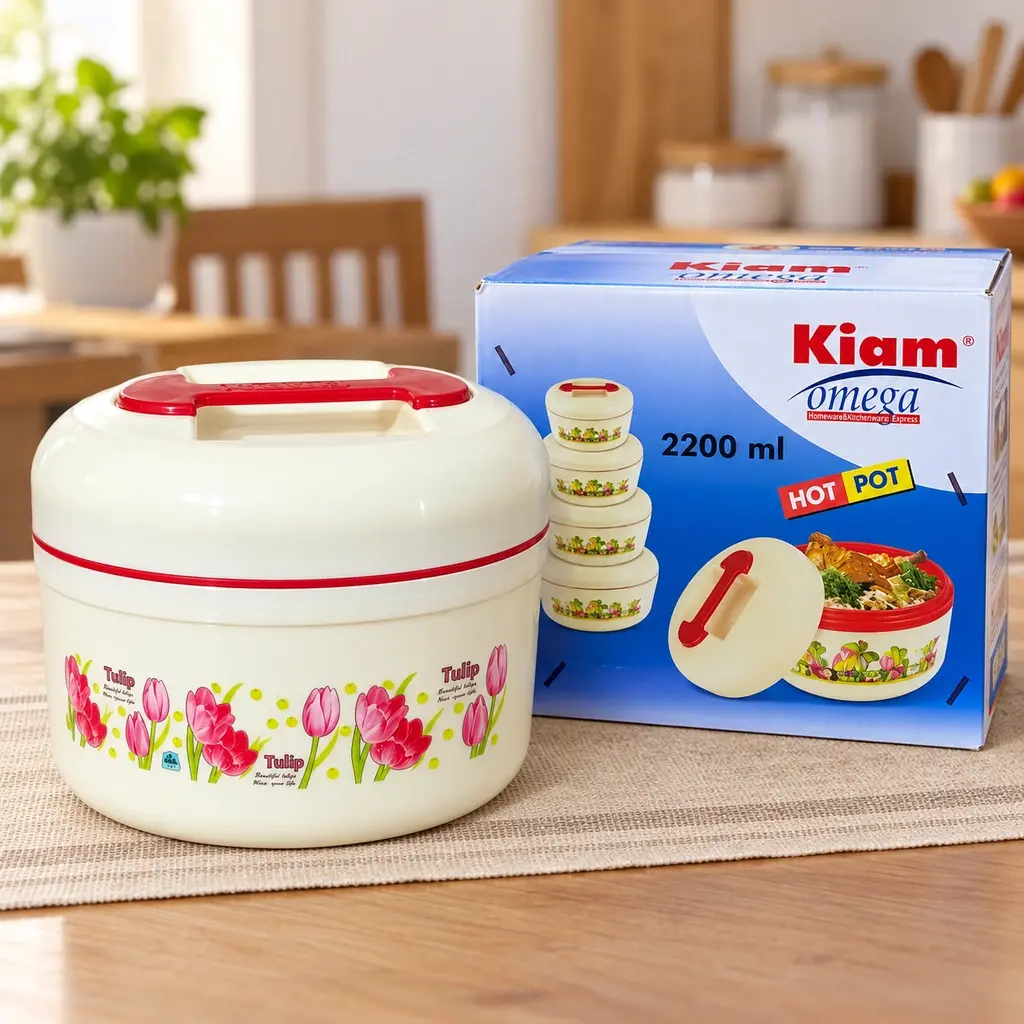 Kiam Omega FP Hot Pot with Lid – 2200ml