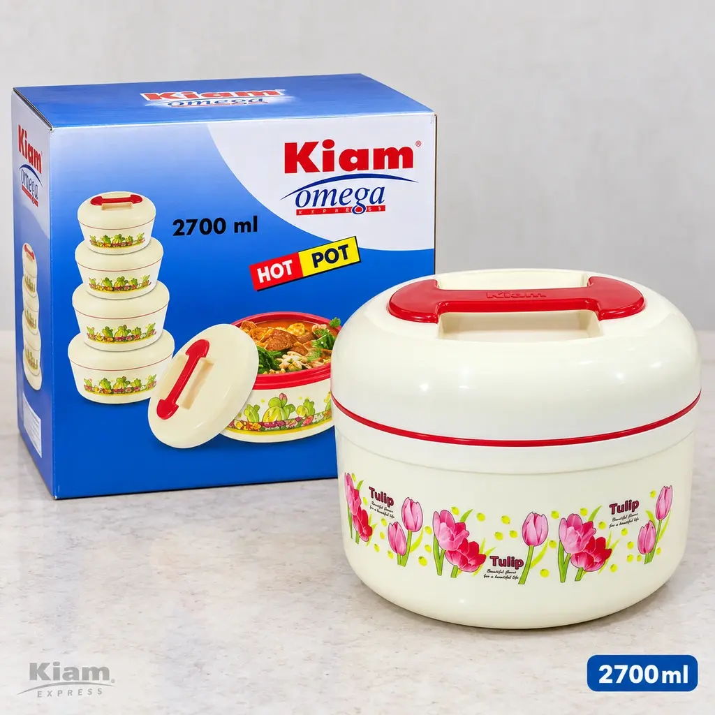 Kiam Omega FP Hot Pot with Lid – 2700ml
