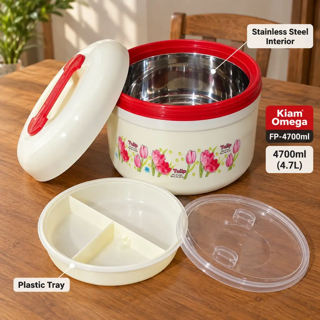 Kiam Omega FP Hot Pot with Lid – 4700ml