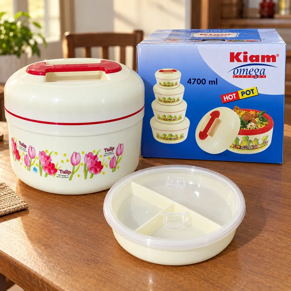 Kiam Omega FP Hot Pot with Lid – 4700ml