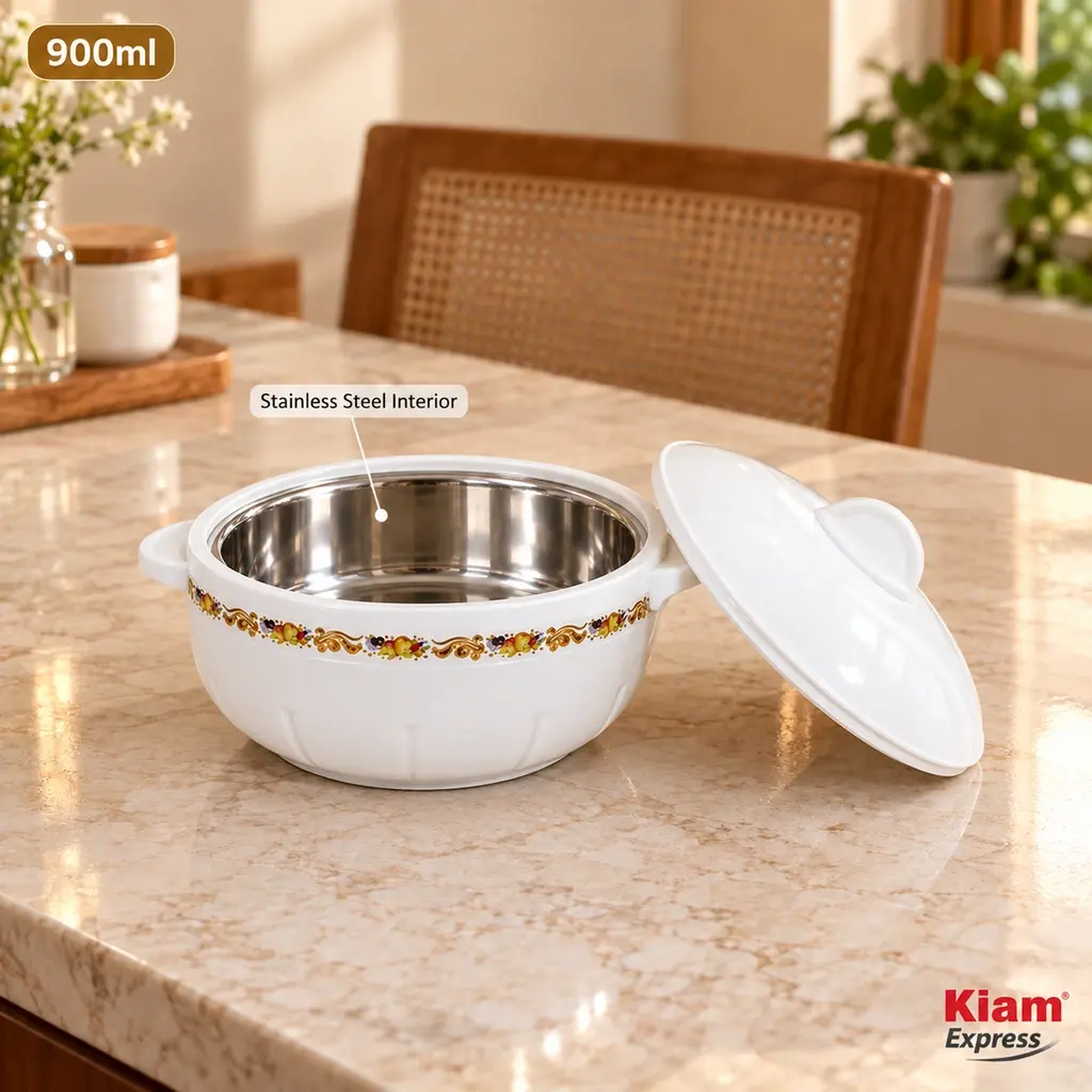 Kiam Galaxy Insulated Hot Pot with Lid – 900ml
