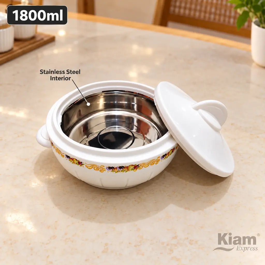 Kiam Galaxy Insulated Hot Pot with Lid – 1800ml