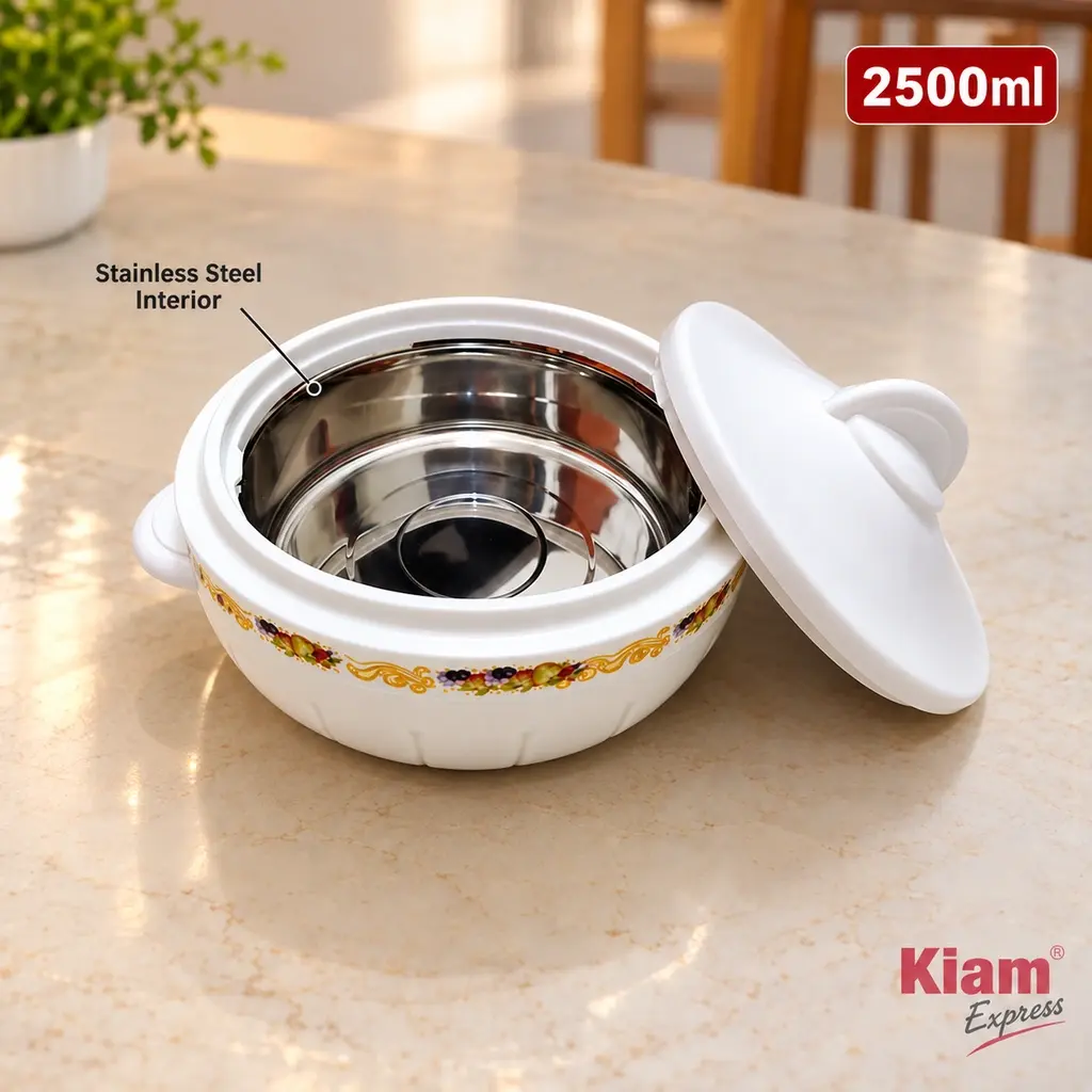 Kiam Galaxy Insulated Hot Pot with Lid – 2500ml