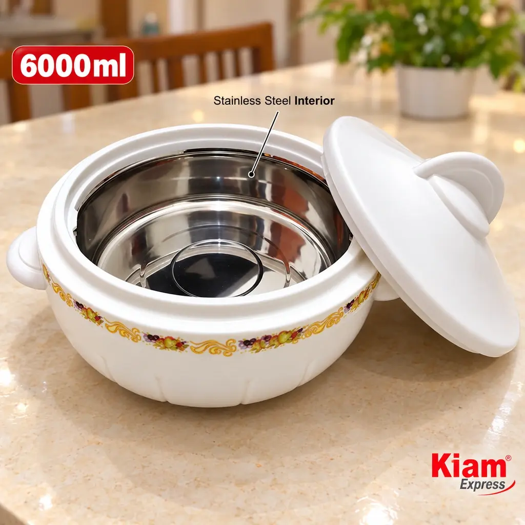 Kiam Galaxy Insulated Hot Pot with Lid – 6000ml