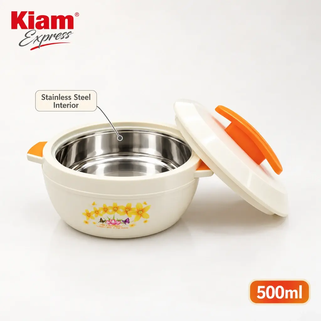 Kiam Elegance Insulated Casserole Thermal Pot with Lid – 500ml