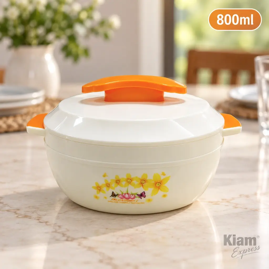 Kiam Elegance Insulated Casserole Thermal Pot with Lid – 800ml