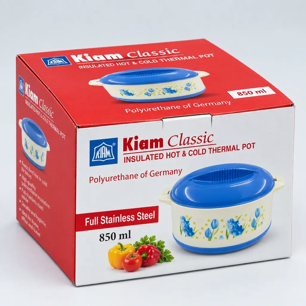 Kiam Classic Half Steel Hot Pot HS– 850ml