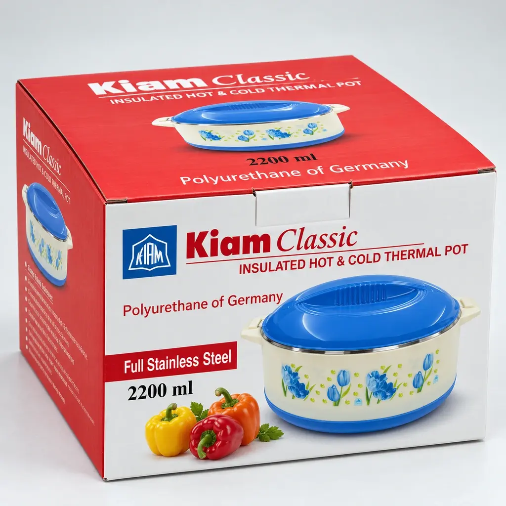 Kiam Classic Half Steel Hot Pot HS– 2200ml