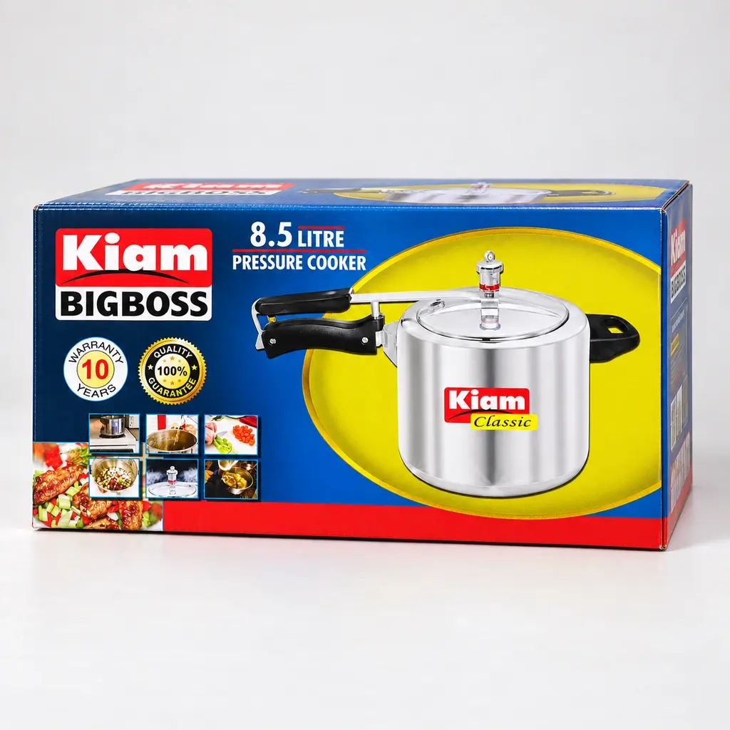 Kiam BIGBOSS Pressure Cooker with Lid – 8.5L