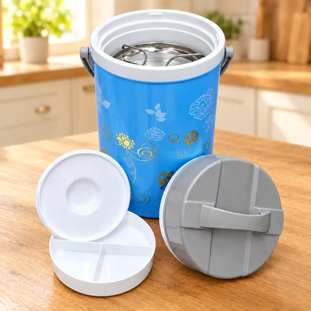 Kiam Monalisa Insulated Lunch Pot – 5 Bowls