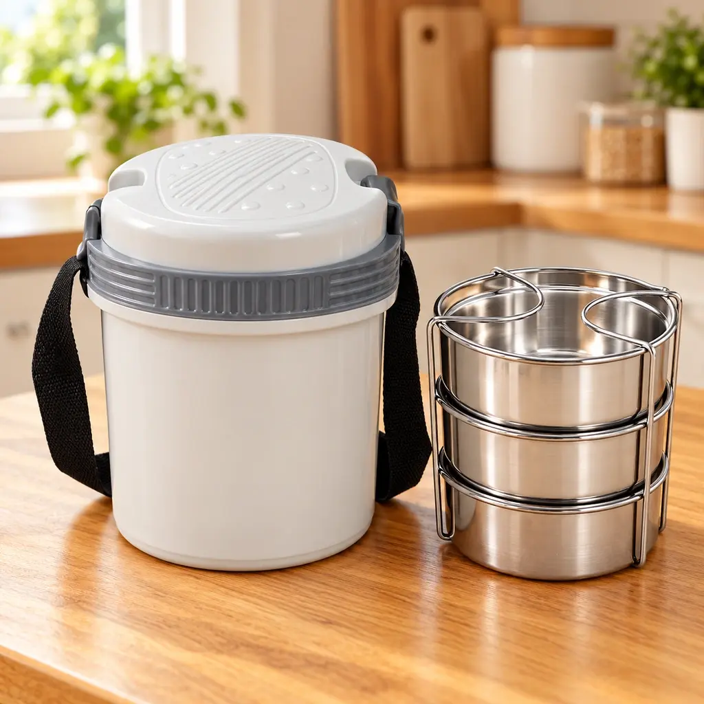 Kiam DYNA Insulated Lunch Pot – 3 Bowls