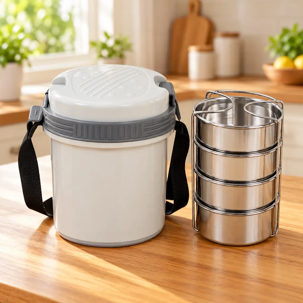 Kiam DYNA Insulated Lunch Pot – 4 Bowls