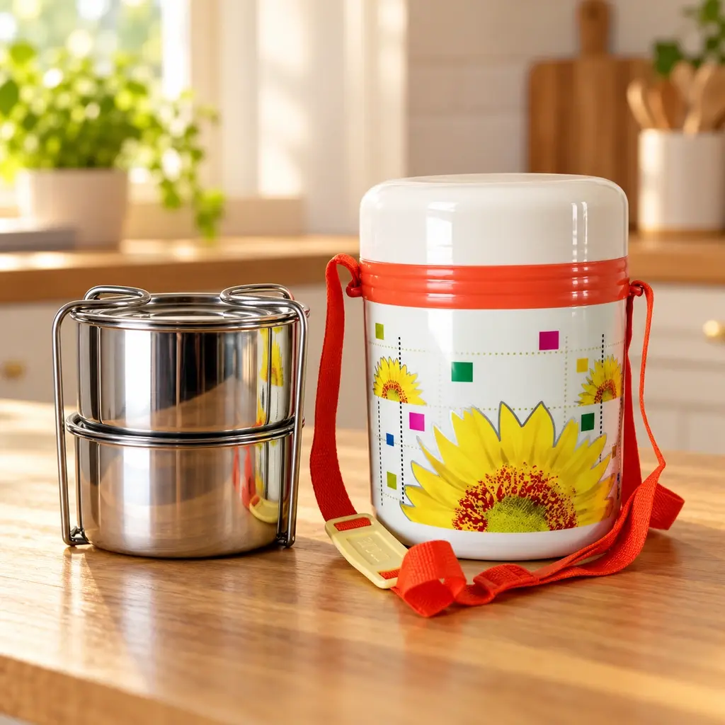 Kiam General Insulated Lunch Pot – 2 Bowls