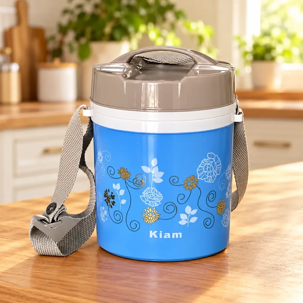 Kiam Monalisa Insulated Lunch Pot – 3 Bowls