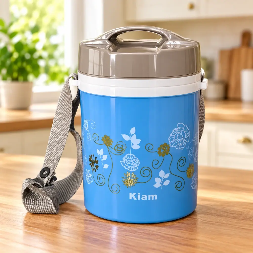 Kiam Monalisa Insulated Lunch Pot – 4 Bowls