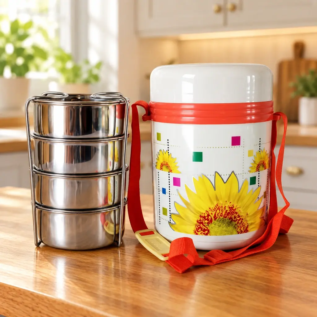 Kiam General Insulated Lunch Pot – 4 Bowls