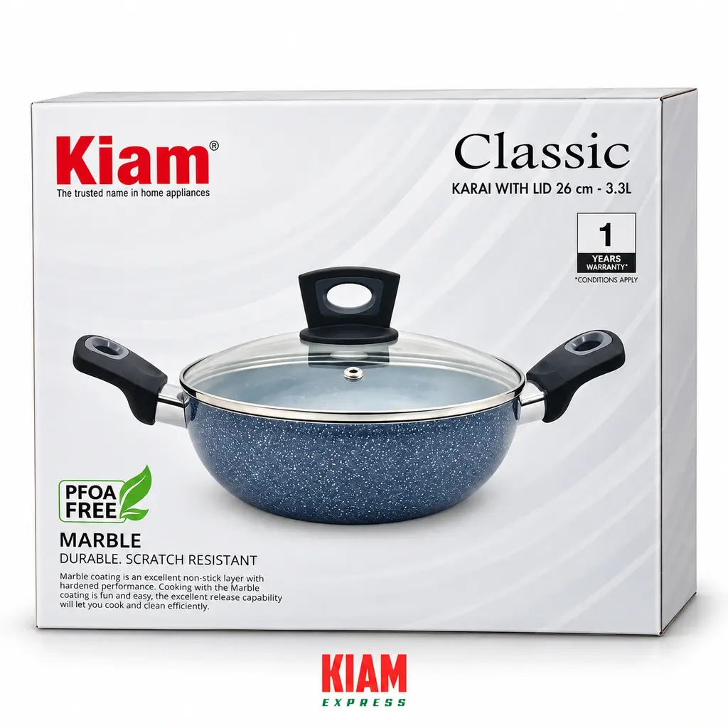 Kiam Classic Marble Coated Karai  – 26cm, 3.3L
